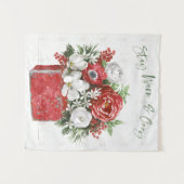 Warm und gemütlich Bleibe Wandteppich (Vorderseite (Horizontal))