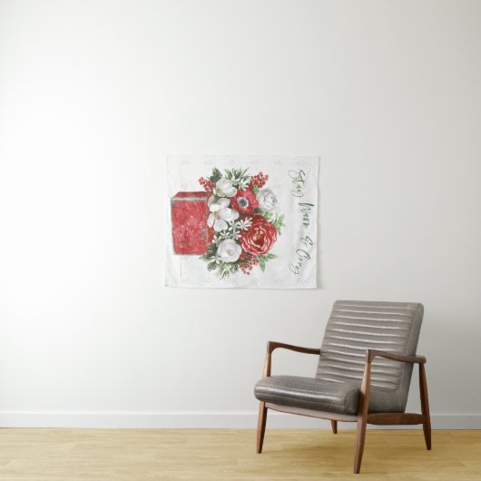 Warm und gemütlich Bleibe Wandteppich (Beispiel (Horizontal))