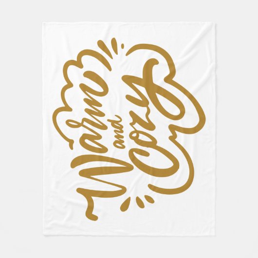 Warm und gemütlich fleecedecke (Vorderseite)