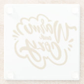 Warm und gemütlich glasuntersetzer (Rückseite)