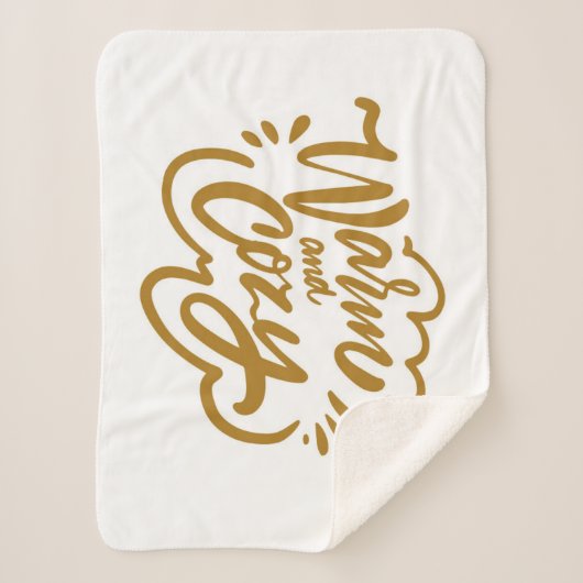 Warm und gemütlich sherpadecke (Vorderseite)