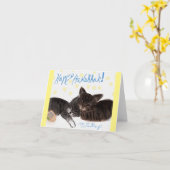 Warm und hell karte (Gelbe Blume)