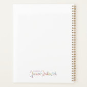 Warm- und Rosey-Planer Planer (Rückseite)