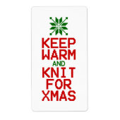 Warm und Strick für Weihnachten behalten (Vorne)