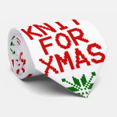 Warm und Strick für Weihnachten behalten Krawatte (Gerollt)