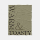 WARM UND TOASTY FLEECKET FLEECEDECKE (Vorderseite)