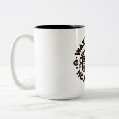 Warm Vibes Zweifarbige Tasse (Links)