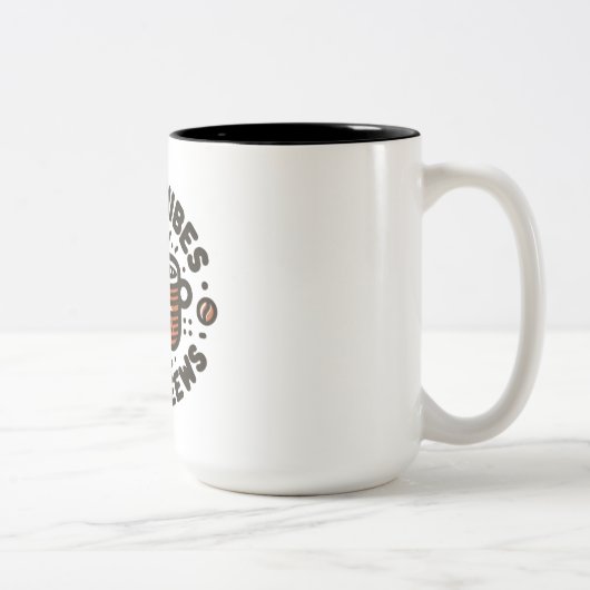 Warm Vibes Zweifarbige Tasse (Rechts)