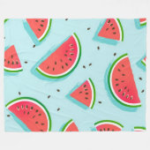 Warm Watermelon 60x80 Fleece Blanket (Vorderseite (Horizontal))