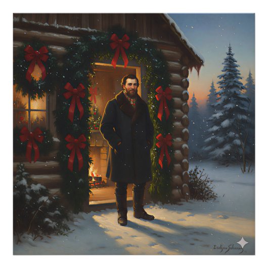 Warm Welcome: Eastman Johnson Holiday Glow Fotodruck (Vorne)