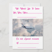 Warm Welcome Invitation Card – Elegant Custom Einladung (Rückseite)