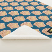 Warm wie Toast - 2 gestumpfte Scheiben - Ihre Init Sherpadecke (3/4)