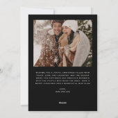 Warm-Winter-Blumen-Foto Feiertagskarte (Rückseite)