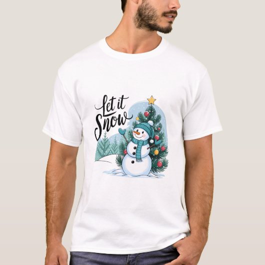 Warm winter cozy designs for festive times T-Shirt (Vorderseite)