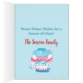 Warm Winter Wishes Christmas Sweater (Innen (Rechts))