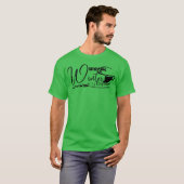 Warm Winter Wishes Quote retro T-Shirt (Vorne ganz)