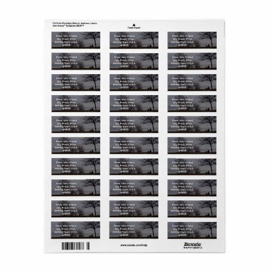 Warm Winter wünscht Labels von RoseWrits (Vorne)