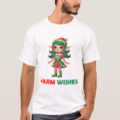 Warm Wises Elf Girl T-Shirt (Vorderseite)