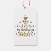 Warm Wishes and Marshmallow Kisses Geschenkanhänger (Vorderseite)