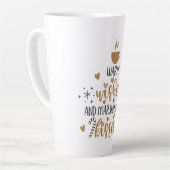 Warm Wishes and Marshmallow Kisses Milchtasse (Linke Ecke)