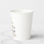 Warm Wishes and Marshmallow Kisses Paper cup Pappbecher (Links)