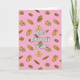 Warm Wishes Chocolate Chip Cookie Birthday Card Karte