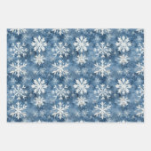 Warm Wishes Cocoa Marshmallow Snowflakes Christmas Geschenkpapier Set (Vorderseite 2)