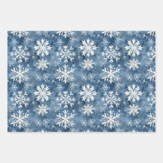 Warm Wishes Cocoa Marshmallow Snowflakes Christmas Geschenkpapier Set (Vorderseite 2)