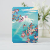 Warm Wishes Countryside Postcard Dankeskarte (Stehend Vorderseite)