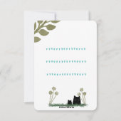 Warm Wishes Countryside Postcard Dankeskarte (Rückseite)