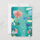 Warm Wishes Countryside Postcard Dankeskarte (Vorderseite)