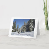 Warm Wishes Feiertagskarte (Rückseite)