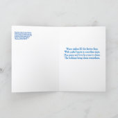 Warm Wishes for the Holidays Folded Greeting Card Karte (Innenseite)