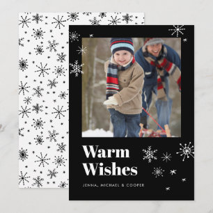 WARM WISHES Fügen Sie Ihr Foto hinzu