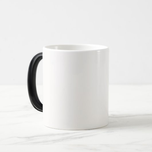 Warm Wishes | Minimalist Christmas Quote Mug Verwandlungstasse (Vorderseite Links)