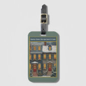 Warm Wishes Our House to Yours Gepäckanhänger (Vorderseite Vertikal)