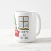 Warm Wishes This Christmas - mug Kaffeetasse (VorderseiteRechts)