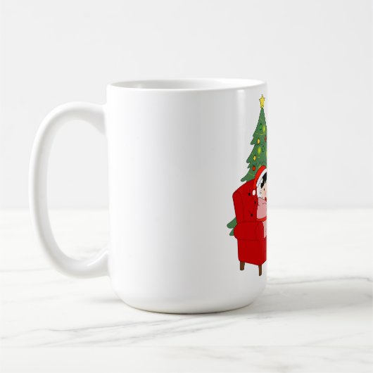 Warm Wishes This Christmas - mug Kaffeetasse (Links)