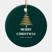 Warm Wishes Tree Decor Keramik Ornament (Vorne)