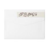 Warm Wishs Holiday Essentials Address Label (Rückseite)