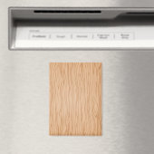 Warm Wood Grain Pattern Magnet for Fridge or Desk (In Situ (Geschirrspüler))