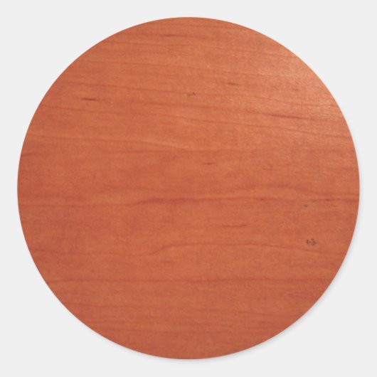 Warm Woodgrain Texture v.2 Runder Aufkleber (Vorderseite)