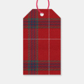 Warm wünscht Kraft & Tartan Red ID589 Geschenkanhänger (Rückseite)