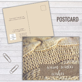 Warm wünscht Realtor Happy Holidays Postcard Feiertagspostkarte