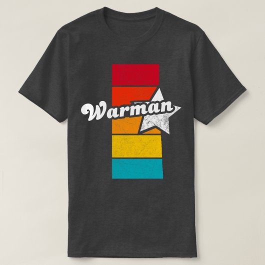 Warman Saskatchewan Kanada Vintag Distressed Souv T-Shirt (Design vorne)
