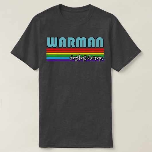 Warman Saskatchewan Pride Warman LGBT Geschenk LGB T-Shirt (Design vorne)