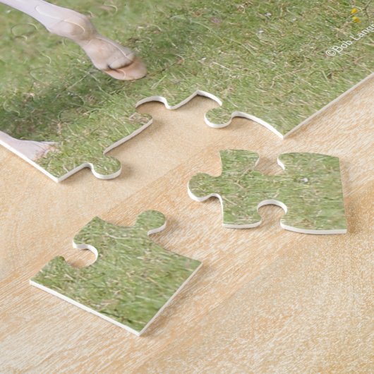 Warmblut Mare and Foal Walking Together Puzzle (Seite)