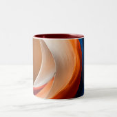 Warme Abstract Flow Accent Tasse (Mittel)