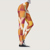 Warme abstrakt gemusterte Leggings (Rechts)