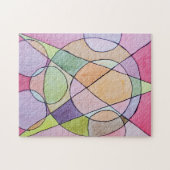 Warme Abstraktion Puzzle (Horizontal)